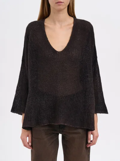 AVANT TOI AVANT TOI V-NECK CASHMERE GAUZE SWEATER