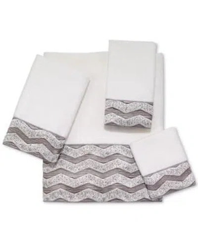 AVANTI GALAXY CHEVRON BORDERED COTTON BATH TOWELS