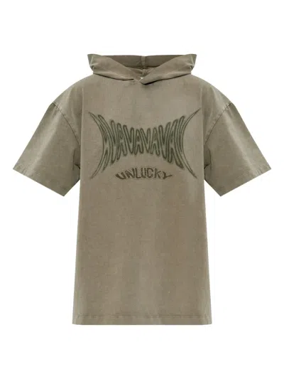 AVAVAV LOGO-PRINT HOODIE