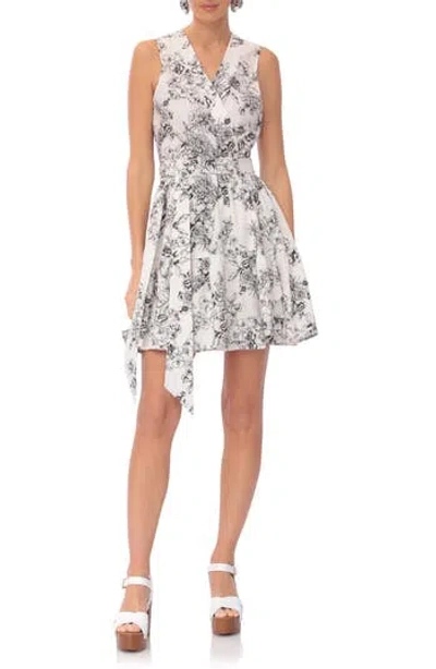 AVEC LES FILLES AVEC LES FILLES FLORAL WRAP DRESS