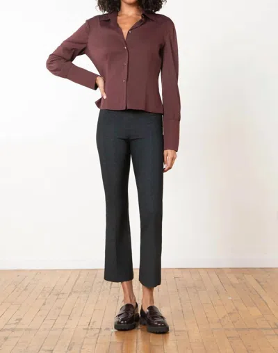 AVENUE MONTAIGNE LEO PANT IN WINDOWPANE