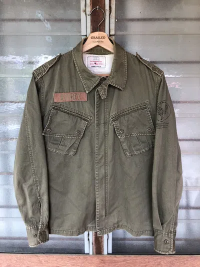 AVIREX X BUZZ RICKSONS VINTAGE AVIREX ARMY JACKET