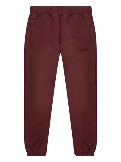 AWAKE NY LOGO-EMBROIDERED TRACK PANTS