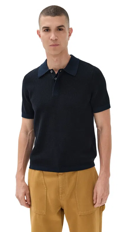 AWET GIRMA KNIT POLO BLACK