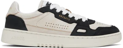 AXEL ARIGATO BEIGE & BLACK DICE LO SNEAKERS