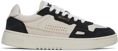 AXEL ARIGATO BEIGE & BLACK DICE LO SNEAKERS