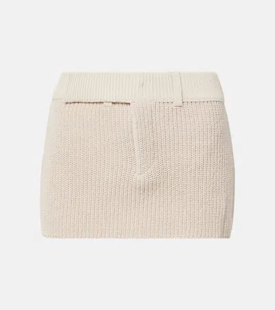 AYA MUSE CAELI COTTON-BLEND MINISKIRT