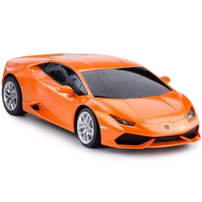 AZ TRADING & IMPORT 1-24 SCALE RC REMOTE CONTROL CAR LAMBORGHINI HURACAN LP610-4 TOY CAR FOR MODEL VEHICLE - ORANGE