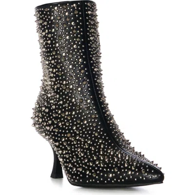 AZALEA WANG AZALEA WANG RIDLEY STUDDED POINTED TOE BOOTIE