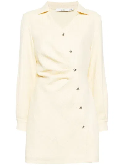 B+AB INJECTION CHECKED MINIDRESS