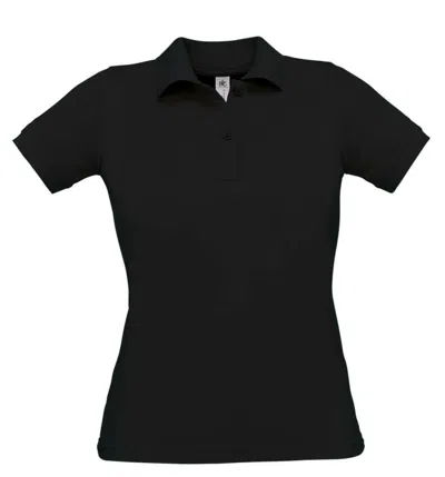 B&C 10ER PACK DAMEN POLOSHIRT PIQUÉ 24 FARBEN EINLAUFVORBEHANDELT SAFRAN PURE WOMEN