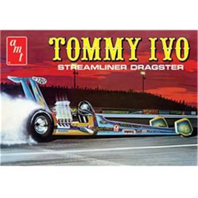 B2B REPLICAS 1-25 SCALE AMT TOMMY IVO STREAMLINER DRAGSTER PLASTIC MODEL KIT