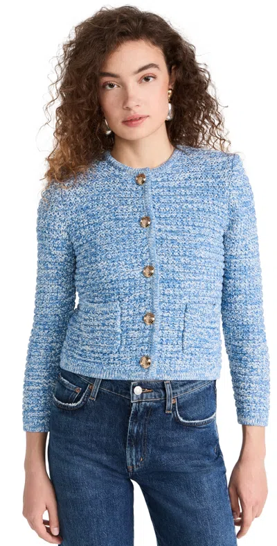 BA&SH GUSPA CARDIGAN BLEU
