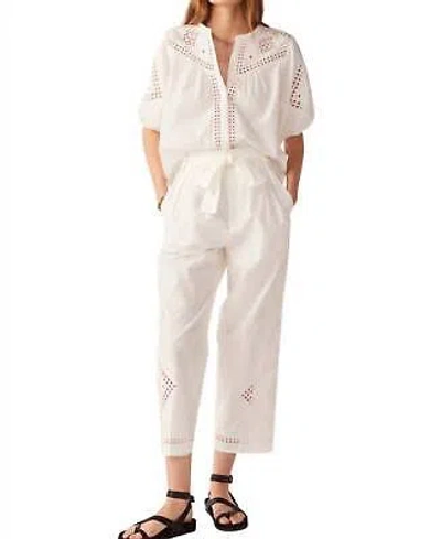 BA&SH BA&SH LIRKIN SHIRT IN BLANC - SIZE 1