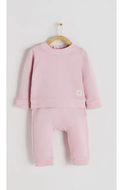 BABYCOTTONS BABYCOTTONS PREMIUM COTTON ESSENTIALS SWEATSHIRT BABY SET FOR INFANT