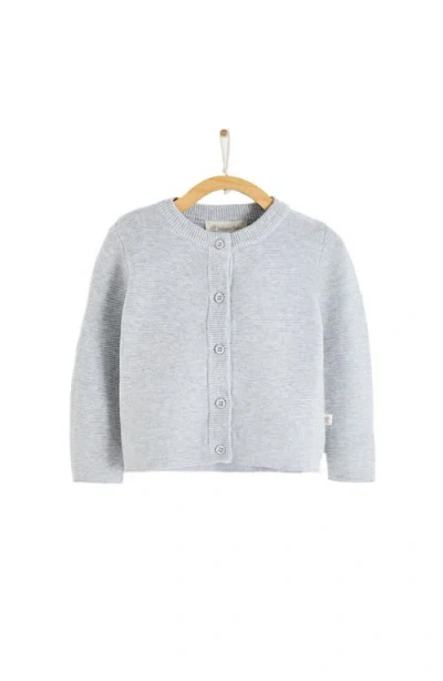 BABYCOTTONS BABYCOTTONS PREMIUM PERUVIAN PIMA COTTON MY FIRST KNIT KNITTED CARDIGAN & PANTS SET FOR INFANT