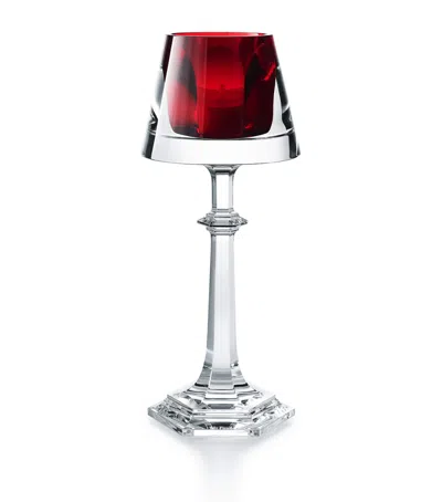 BACCARAT HARCOURT MY FIRE RED CANDLESTICK