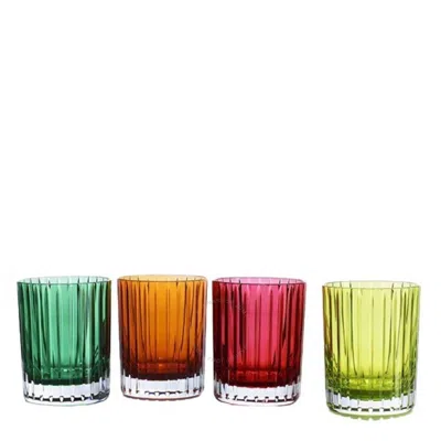 BACCARAT BACCARAT HARMONIE COLORS OF JOY INTENSE TUMBLERS - SET  OF 4