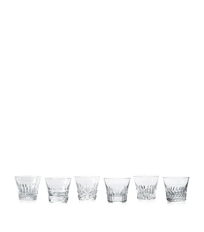 BACCARAT SET OF 6 CRYSTAL EVERYDAY TUMBLERS