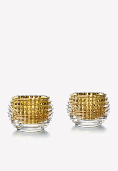 BACCARAT SPECIAL ORDER- EYE VOTIVE- SET OF 2