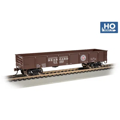 BACHMANN BACHMANN 40 FT. HO SCALE SEABOARD GONDOLA MODEL TRAINS - NO.90255