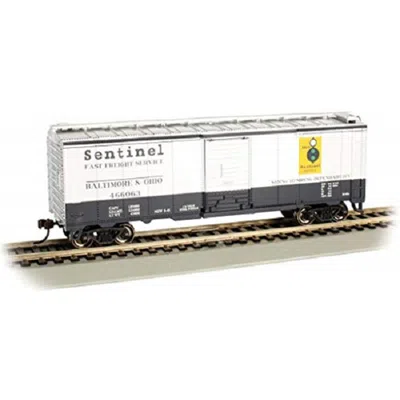 BACHMANN BACHMANN 40 FT. HO SCALE SENTINEL MODEL BOX TRAIN CAR, SILVER