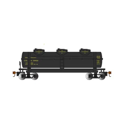 BACHMANN BACHMANN 40 FT. HO UTLX 3-DOME TANK CAR NO.59814 MODEL TRAIN