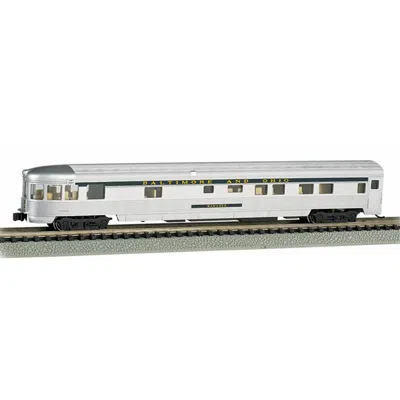 BACHMANN BACHMANN 85 FT. BALTIMORE & OHIO FLUTED OBSERVATION