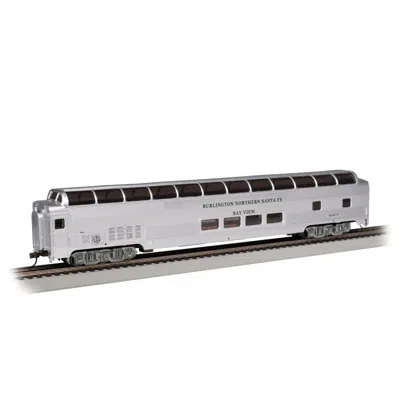 BACHMANN BACHMANN 85 FT. HO SCALE BURLINGTON NORTHERN SANTA FE FULL-DOME PASSENGER CAR NO.31 BAY VIEW MODEL T