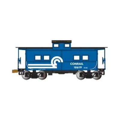 BACHMANN BACHMANN HO NE STEEL CABOOSE CR NO.18619 MODEL TRAIN BLUE