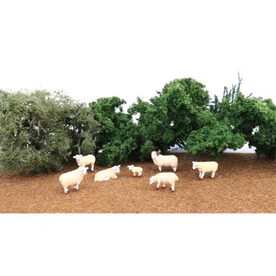 BACHMANN BACHMANN HO SCALE SHEEP, 7 PIECE