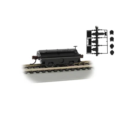 BACHMANN BACHMANN HO SCALE UNLETTERED BLACK TEST WEIGHT CAR