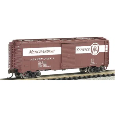 BACHMANN BACHMANN N AAR 40 FT. STEEL BOXCAR PENNSYLVANIA MERCHANDISE SERVICE