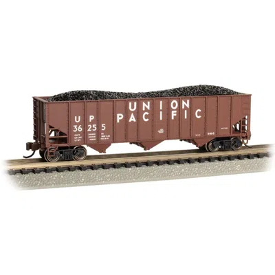BACHMANN BACHMANN N SCALE 100-TON 3-BAY BETHLEHEM STEEL HOPPER UNION PACIFIC MODEL TRAINS - NO.36255