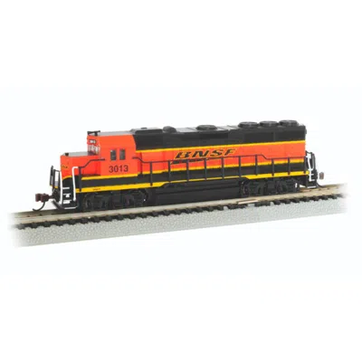 BACHMANN BACHMANN N SCALE BNSF EMD GP40 NO.3013 DIESEL LOCOMOTIVE ORANGE