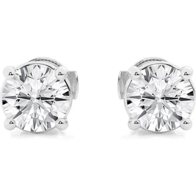 BADGLEY MISCHKA BADGLEY MISCHKA COLLECTION 14K GOLD LAB CREATED DIAMOND STUD EARRINGS