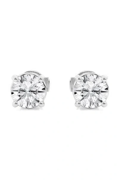 BADGLEY MISCHKA BADGLEY MISCHKA COLLECTION 14K GOLD LAB CREATED DIAMOND STUD EARRINGS