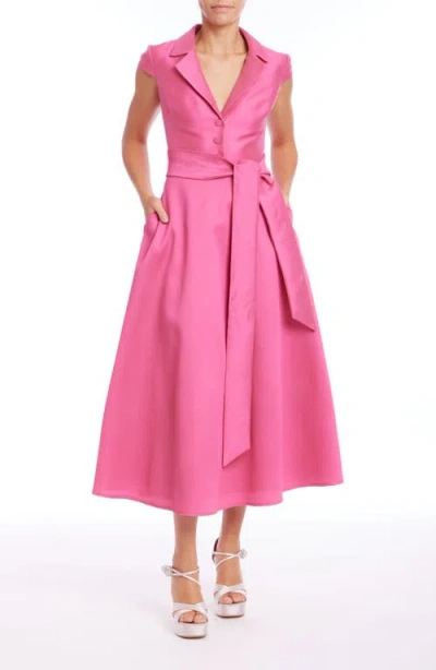 BADGLEY MISCHKA BADGLEY MISCHKA COLLECTION CAP SLEEVE COCKTAIL DRESS