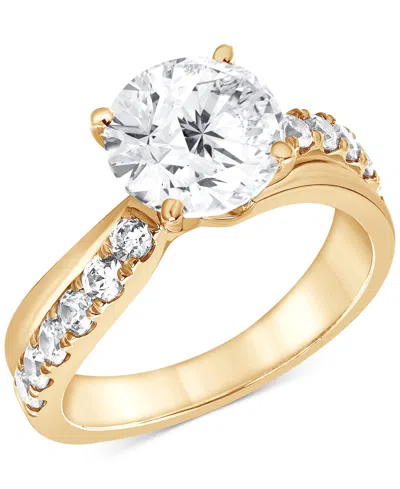 BADGLEY MISCHKA IGI CERTIFIED LAB GROWN DIAMOND ENGAGEMENT RING (3 CT. T.W.) IN 14K YELLOW, WHITE OR ROSE GOLD