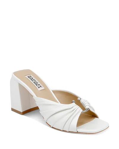BADGLEY MISCHKA WOMEN'S VAYLA LEATHER SANDALS