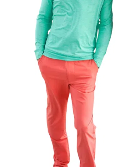 BALD HEAD BLUES MEN'S PERFORMANCE PANTS IN SALMON