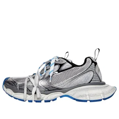 BALENCIAGA Balenciaga 3XL Sneakers ' Grey, White and Blue Mesh and Polyurethane'