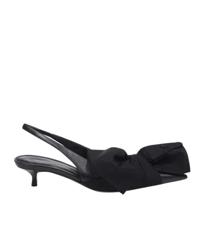 BALENCIAGA BALENCIAGA BOW DETAILED SLINGBACK PUMPS