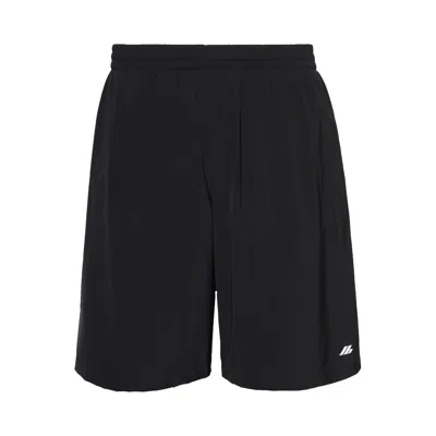BALENCIAGA BALENCIAGA ACTIVEWEAR STRETCH SHORTS 'BLACK'