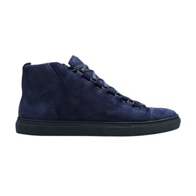 BALENCIAGA BALENCIAGA ARENA VELVET HIGH 'BLUE' | MEN'S SIZE 43