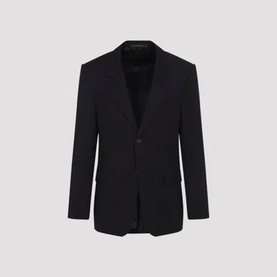 BALENCIAGA BALENCIAGA BALENCIAGA BLACK WOOL TAILORED BLAZER