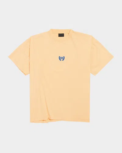 BALENCIAGA BB EMBROIDERED SHORT-SLEEVE BOXY T-SHIRT