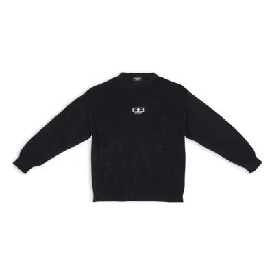 BALENCIAGA Balenciaga BB Paris Icon Sweater 'Black'
