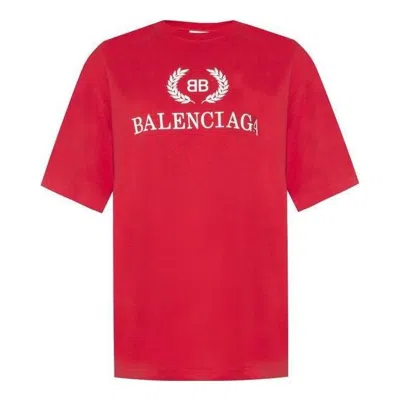 BALENCIAGA Balenciaga BB T-Shirt 'Red White'