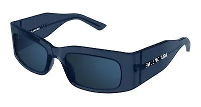 BALENCIAGA BALENCIAGA BB0328S-004 BLUE SUNGLASSES
